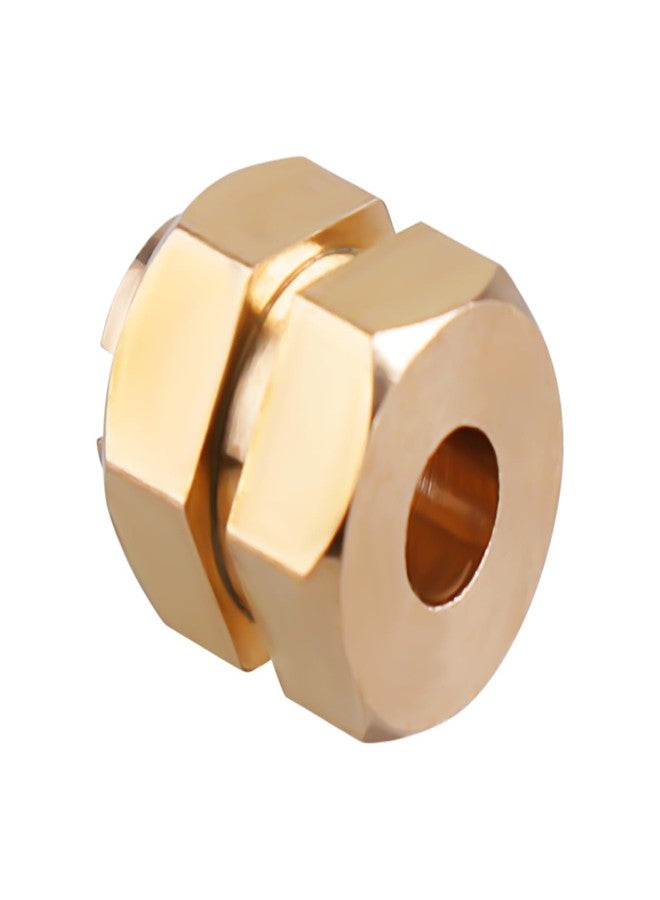 CrazyHobby Brass Hex Wheel Hubs 7mm Extension Drive Adaptor Set for 1/18 TRX4M TRX4MT Bronco F-150 K10 Defender RC Crawler High Trail Upgrade Parts, 4 Pack - Image 4